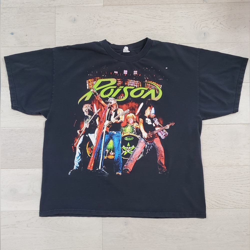 2009 Poison Band Tee Concert Shirt